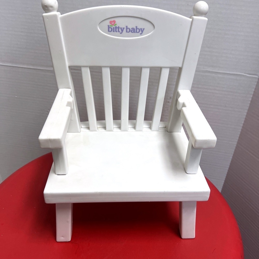 American Girl Bitty Baby High Chair Classic White RETIRED Furniture Feeding Time